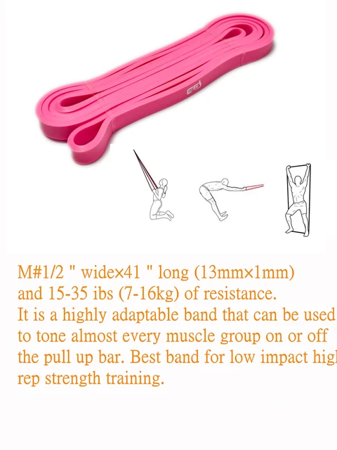 Latex resistance band Exercise Bands Pull Up Assist Bands Physical Therapy Muscle Training Bands for Working Out Home Workouts 3