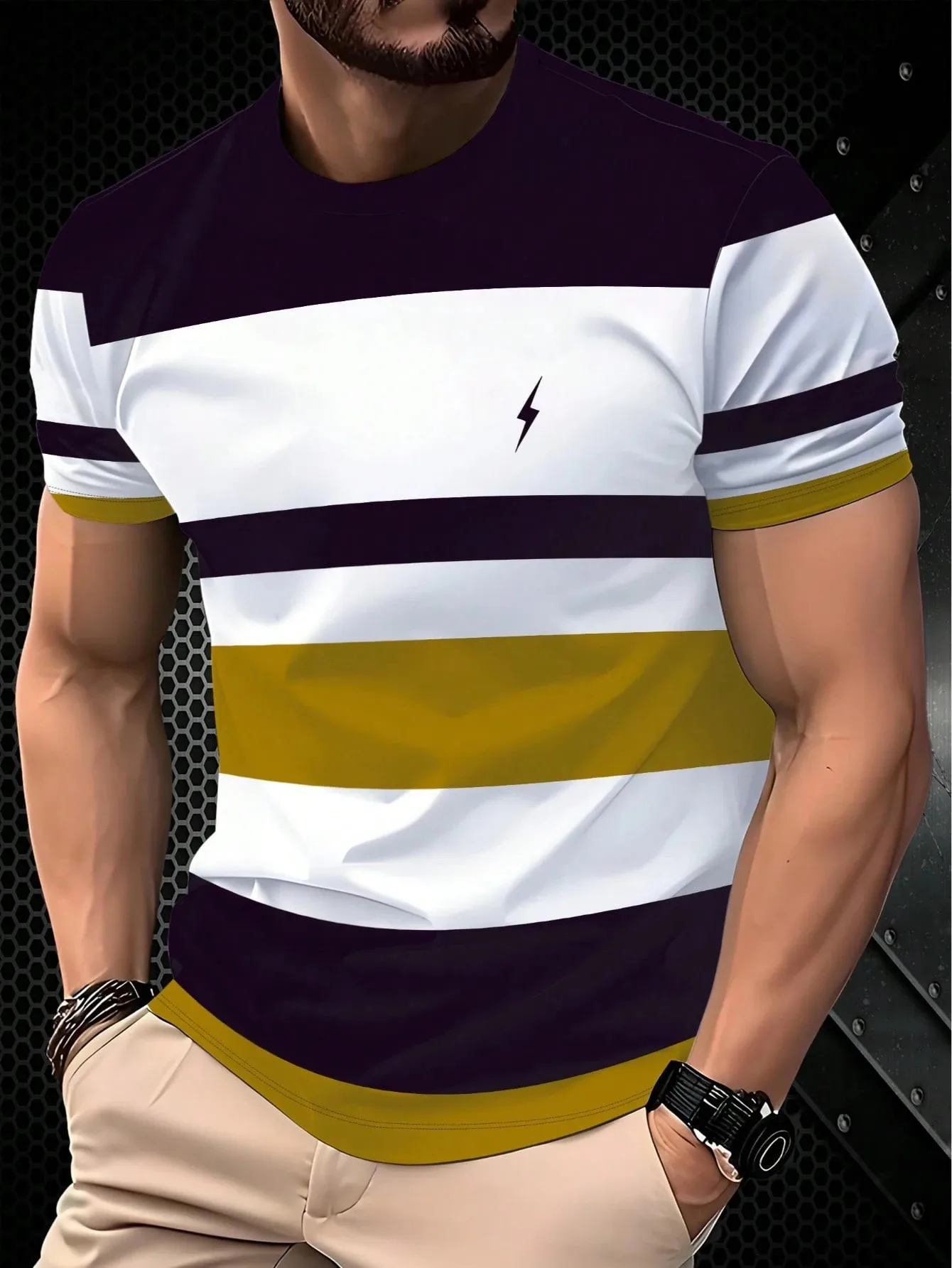 Men's Short Sleeve Sports T-Shirt | Breathable Athletic Performance Tee Sa6757c502ac74ac8a685c65b1ae030b8h