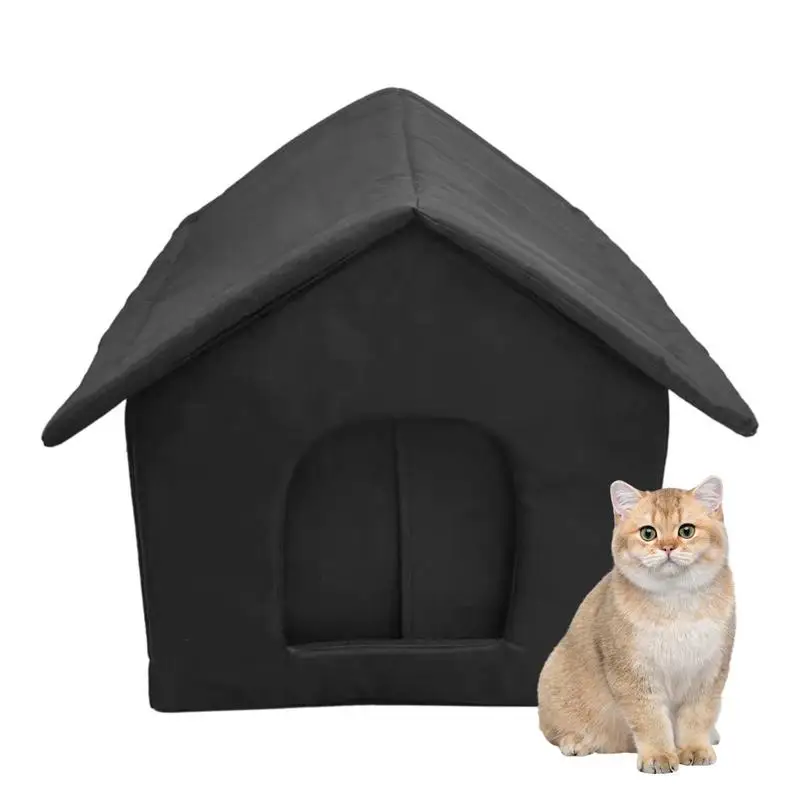 

Feral Cat Shelter Dog Warm Kennel Waterproof Semi Enclosed Pet House Thickened Cat Nest Tent Outdoor Pet Winter Supplies