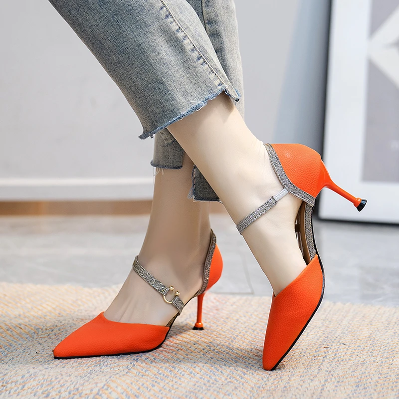 Sexy Green High Heels Shoes Gladiator 
