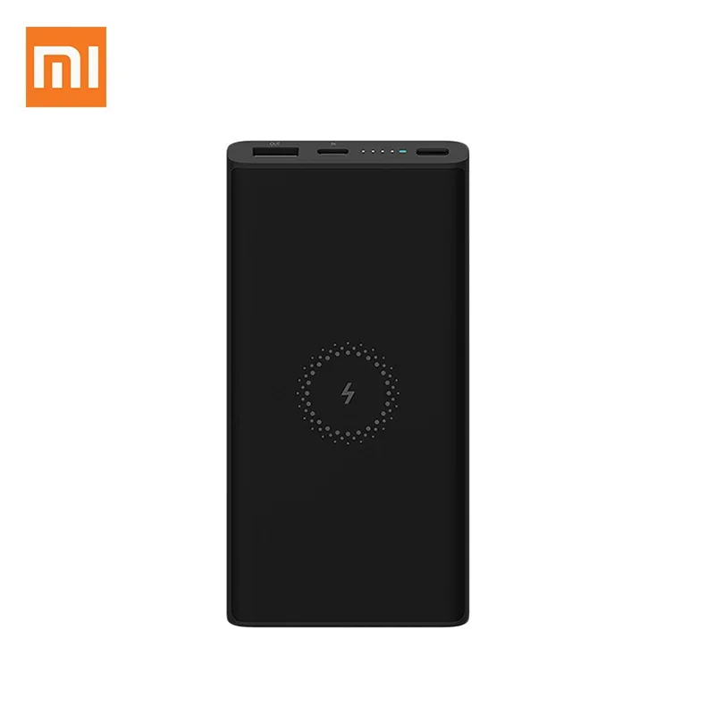 

Original Xiaomi Wireless Portable Power Bank 10000mAh WPB15PDZM PD 10W Qi Standard Fast Charging Quick Charger External Battery