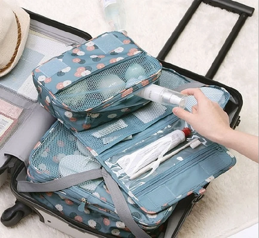 Women Makeup Bags Travel Cosmetic Bag Toiletries Organizer Waterproof Storage Neceser Hanging Bathroom Wash Bag