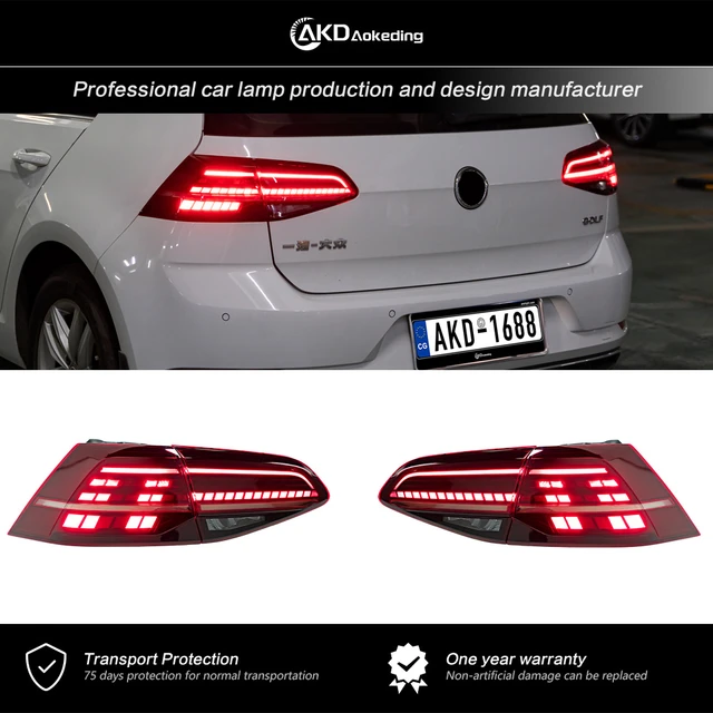 VW Golf 7 R original LED lights taillights rear lights lights lamps MK7 New