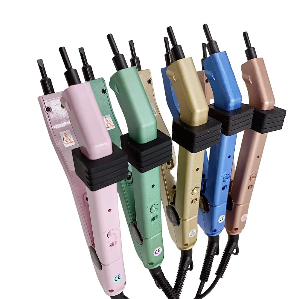 Malaika Micro Keratin Fusion Tool Nano Tips Bonding Hair Connector US Plug Adjustable K Tip Hair Extension Iron for Salon