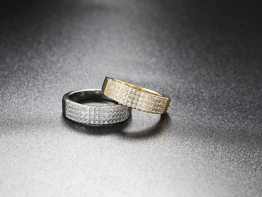 Zarte INS Diamant Stacking Ring für Frauen Trend Mode Passende Gold Zirkon Finger Zubehör Ring Rock Hiphop Schmuck R745 – Detail 6