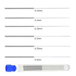 Stainless Steel Precision Nozzle Cleaning Needles Set - 10pcs - 0.2mm 10pcs