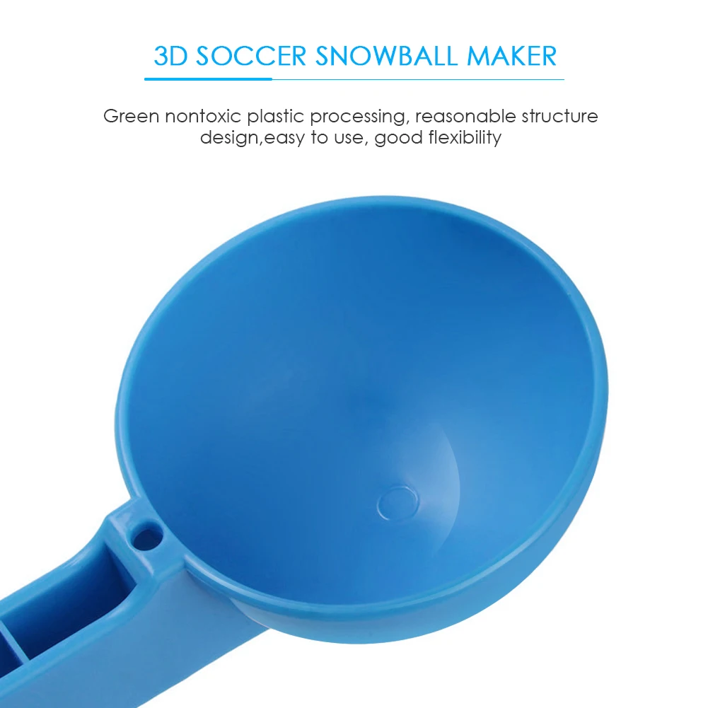 3D Large Round Snowball Maker Clip Winter Snowball Fight Children Beach Play Toy