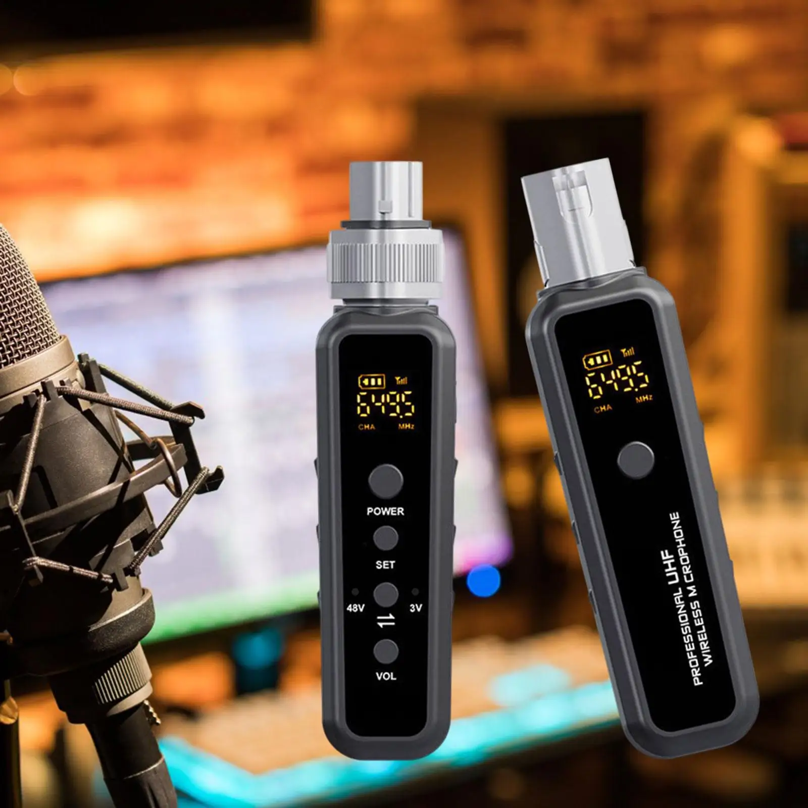

Wireless Microphones Transmitter Receiver for Audio PA System Singing Machine