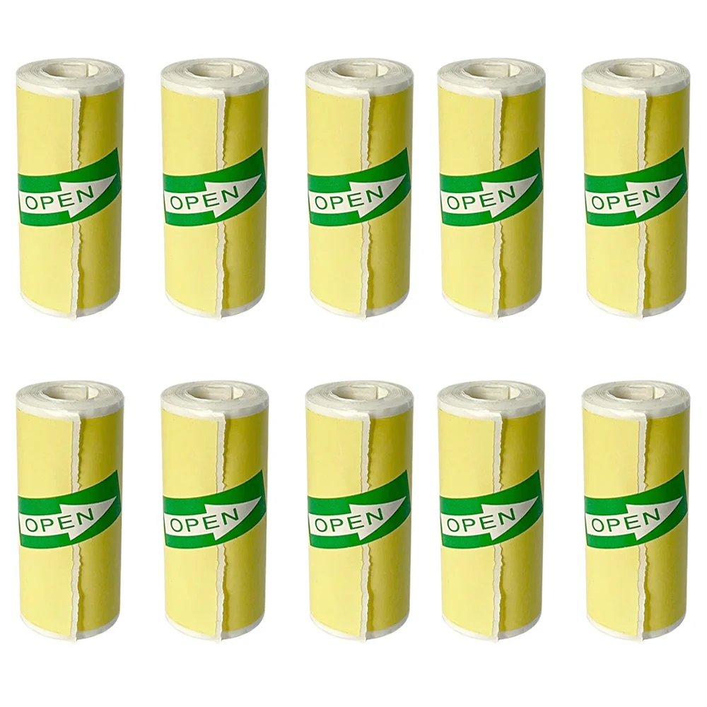 10 rolls yellow