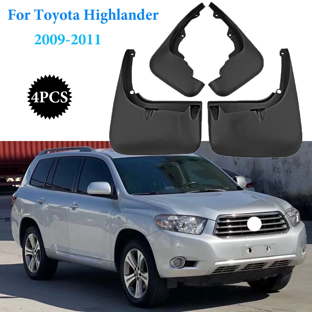

4 шт., брызговики для Toyota Highlander 2009 2010 2011