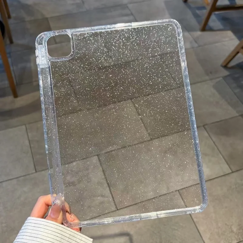 Shimmering Sparkle Acrylic Hard Shell Tablet Case