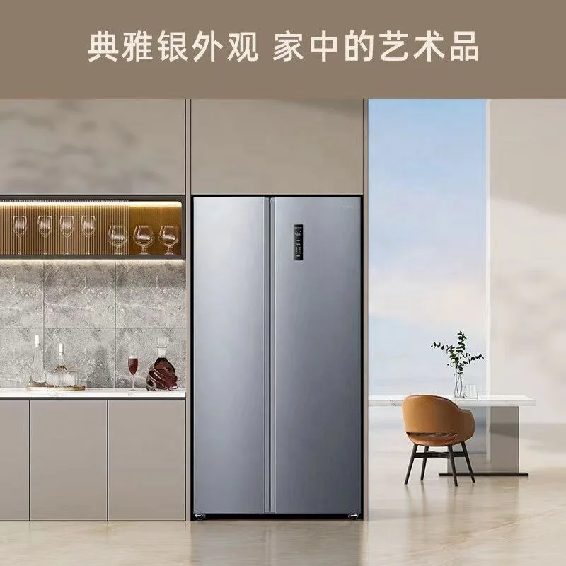 Top Selling 551 liter Double Door Ultra-thin Embedded Energy-saving and Low-noise Air-cooled Frost Free Household Refrigerator 4