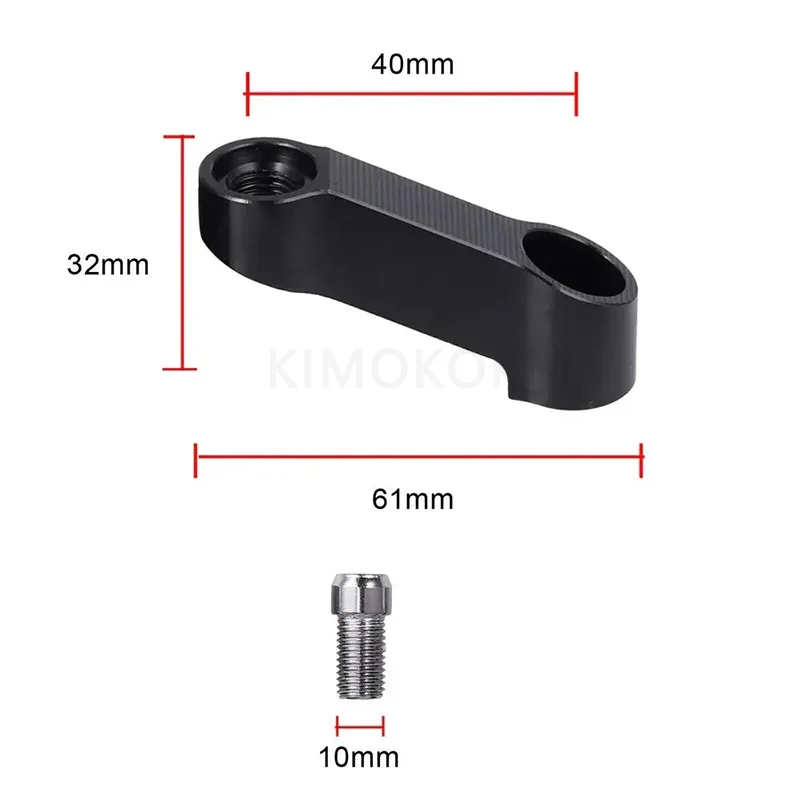 오토바이 백미러 익스텐더, 라이저 확장 어댑터, 스즈키 V-Strom DL1050 DL800 DL650 DL1000 용 오토바이 액세서리