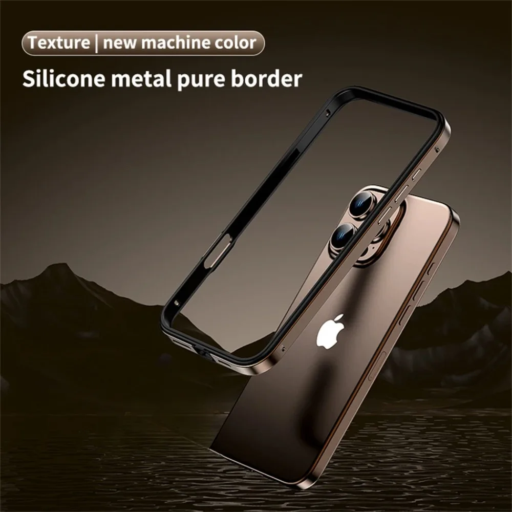 Titanium Shockproof Business Phone Case with Bare Grip Design