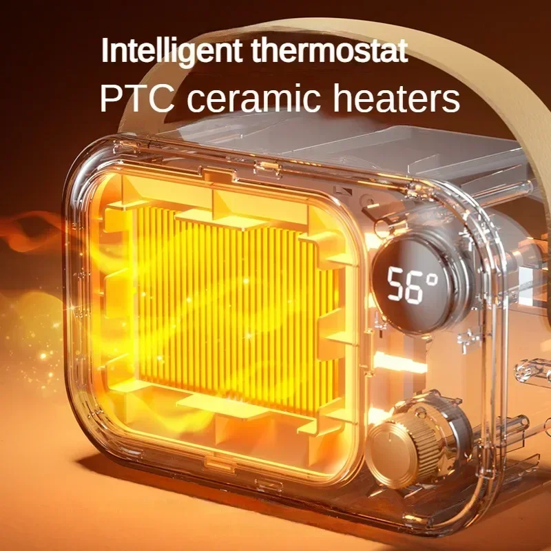 1200W Electric Heater Fan Portable Desktop Fan Heating Warm Air Blower Hand Foot Radiators Home Office Room Warmer Machine 220V 4