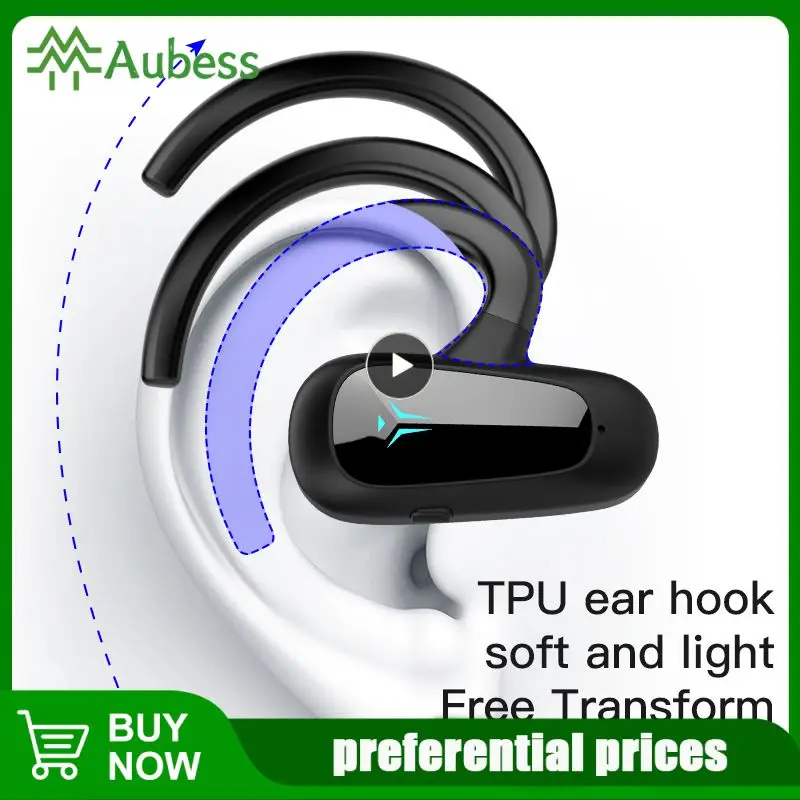 Tws-T8 Cuffie A Conduzione Ossea A Conduzione D'Aria Montate Sull'Orecchio Auricolari Wireless Blue-Tooth Cuffie Sportive Da Lavoro Con Microfono