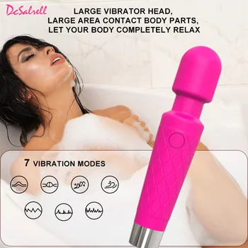 Powerful AV Vibrator Vibrating Dildo for Female G Spot Massager USB Charger Clitoris Stimulator Sex Toys For Women NBQ-803 1