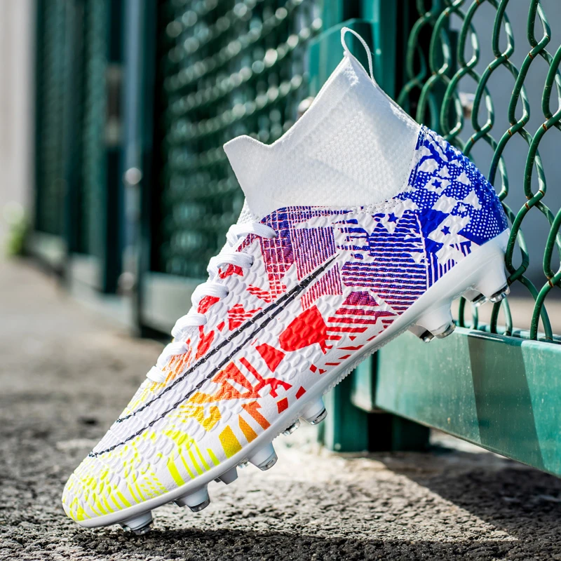 Botas de fútbol TF/AG para hombre, zapatos con tachuelas, calzado de profesional genuino, 2022| - AliExpress