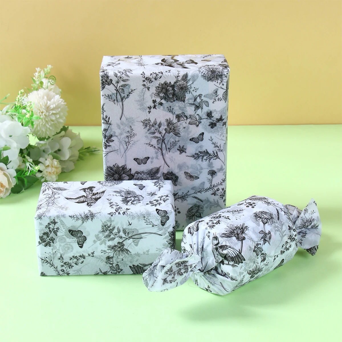 Vintage Floral Tissue Paper 1