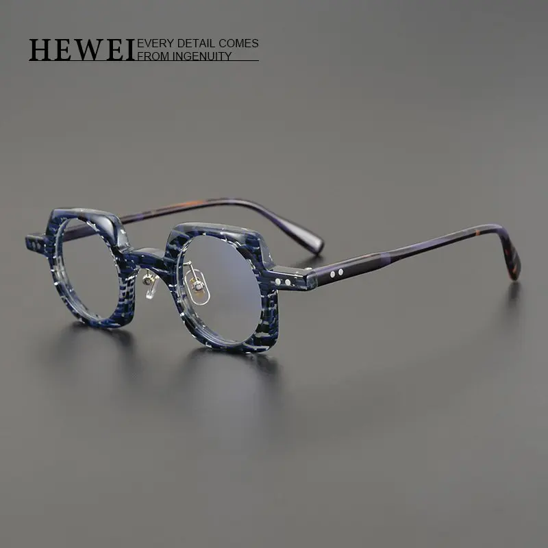 

Thick Frame Vintage Acetate Eyeglasses Presbyopia Myopia Prescription Glasses Frame Square Frame Optics Men Reading Women Glass