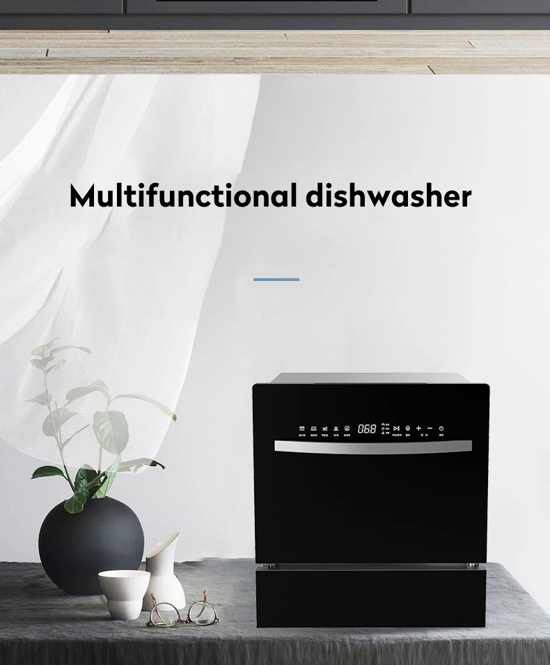 8 Sets of Cutlery Built-in Kitchen Dishwasher, Hotel Restaurant Dishwasher, Automatic Dishwasher 460 * 430 * 500mm 5