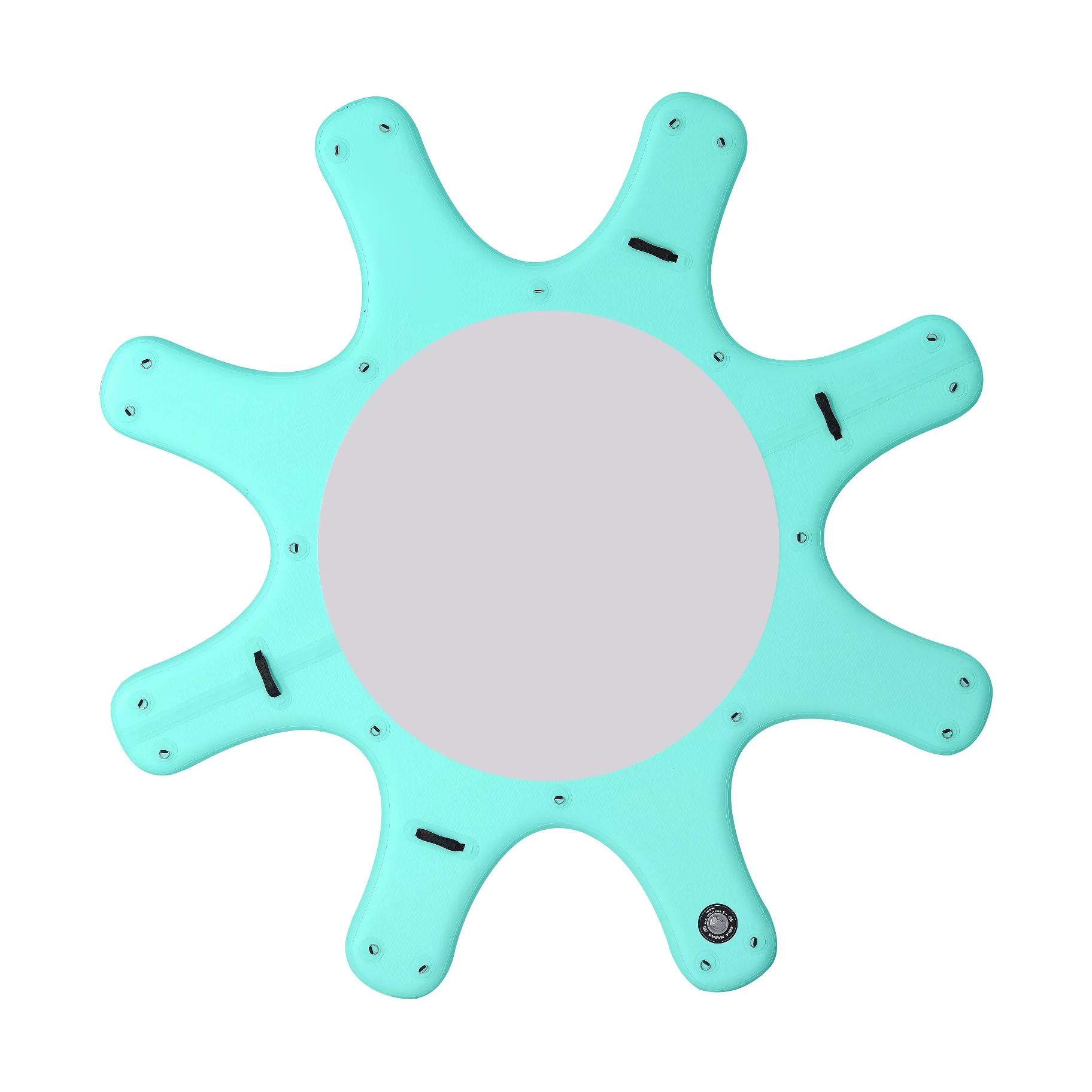 

In stock Amusement multi-person Wharf Inflatable water platform yoga floating dock