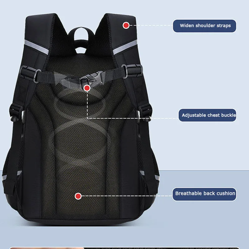 Children Orthopedics School Bags for Girls Boys Waterproof Backpacks Primary Schoolbag Kids Backpack mochila infantil escolar 2
