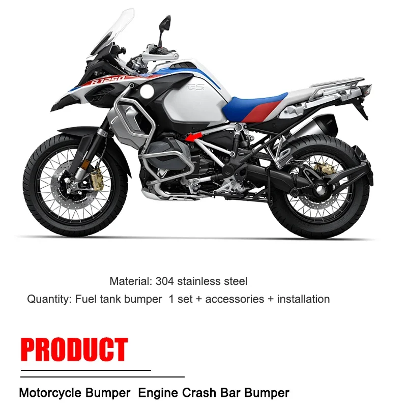 Motorcycle Accessories For BMW R 1250 GS GSA R1250GSA Adventure-R1250GS ADV Engine Crash Bar Bumper Frame Protection Reinforcements Bar Kit
