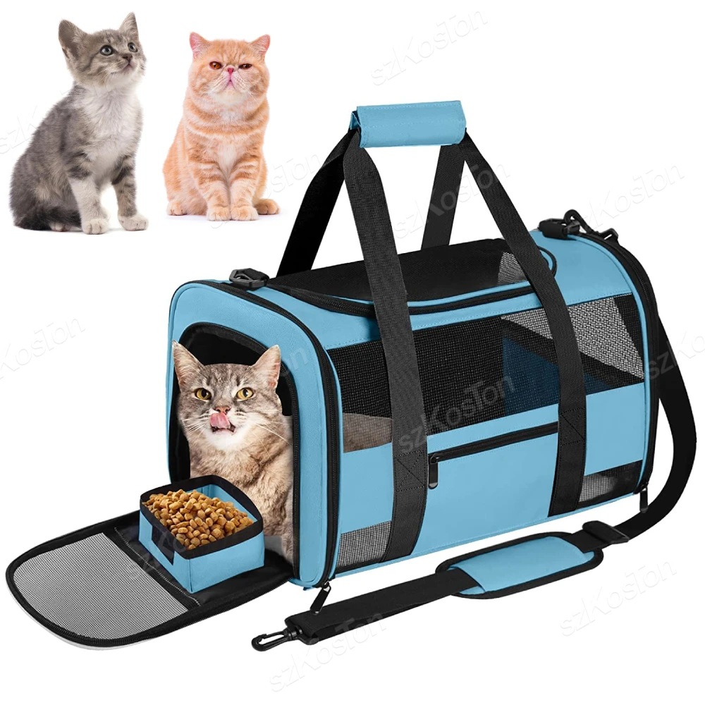 

Large Cat Bag Carrier Pets Backpack for Medium Small Dog Collapsible Soft Sided Pet Travel Bag for Cats Dogs Puppy of 25 Lbs