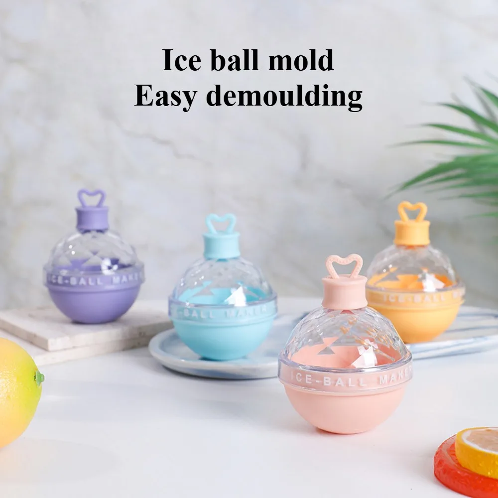 Homemade Ice Ball Artifact Sphere Ice Cube Mold Round Cube Maker Easy Release Sphere Mold For Coffee Drinks Cocktails