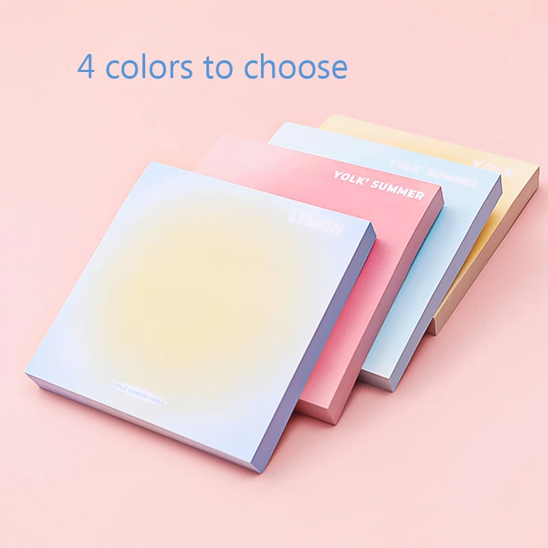 

Yatniee, 50 листов, наклейки с градиентом, отметка, сообщение, стикеры N Times, канцелярские принадлежности, офисные аксессуары