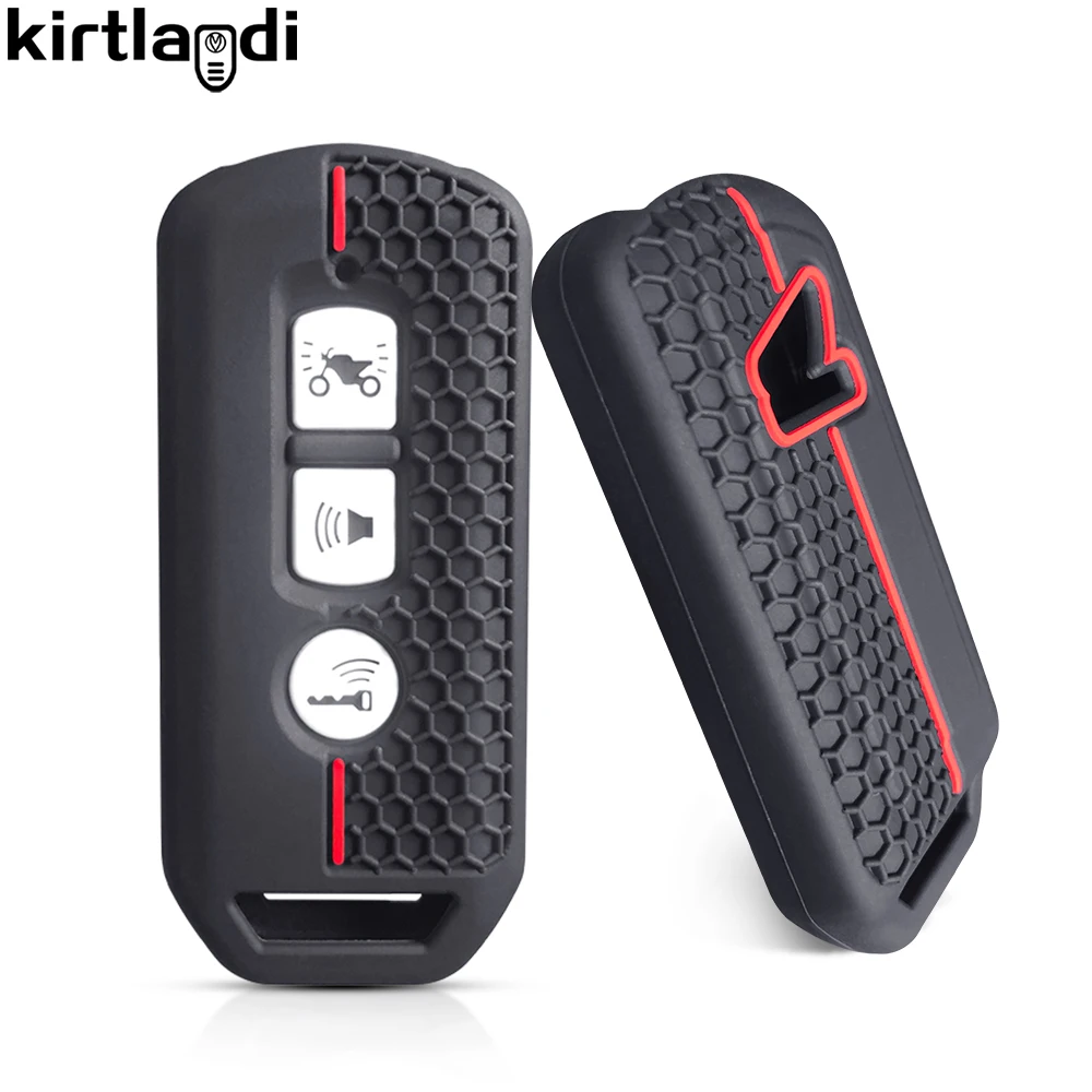 Silicone Key Cover Case For Honda Forza 750 250 300 125 PCX 150 For Honda X-adv 750 Hybrid SH125 Scoopy SH300 key case key case cover