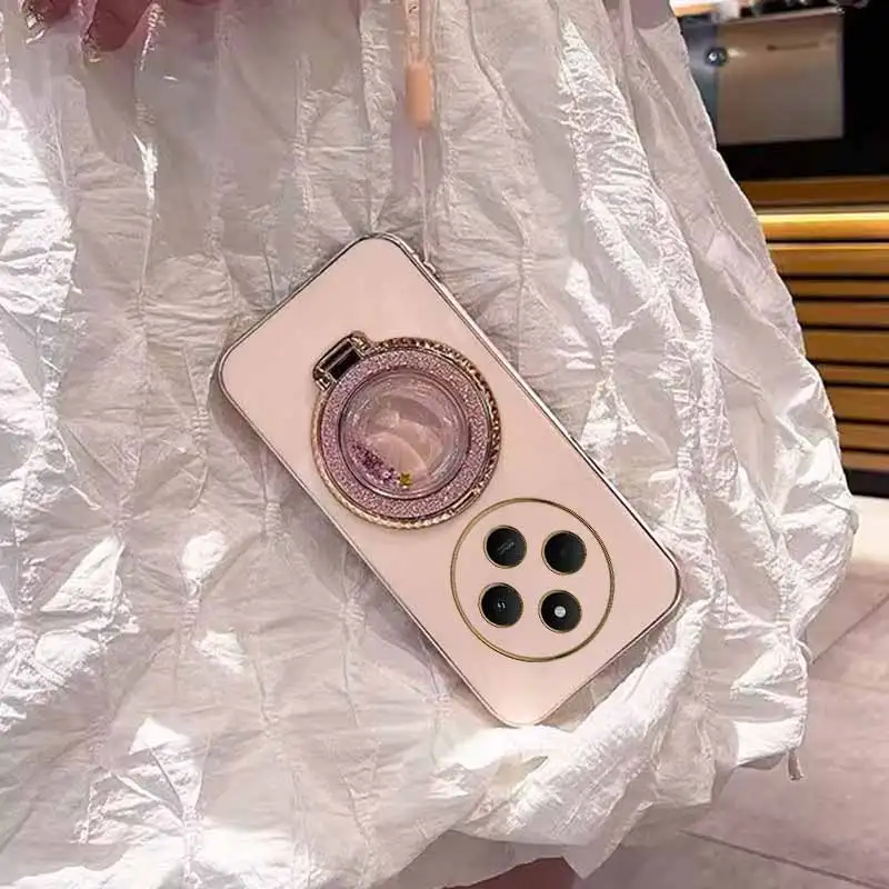 Enhanced Circular Support Plating Phone Case Cover