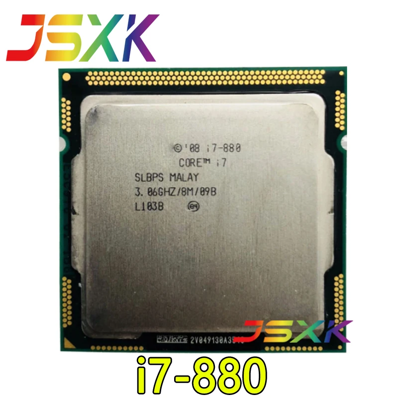 

for Intel core i7-880 i7 880 3.0 ghz usado processador cpu quad-core 8m 95w lga 1156