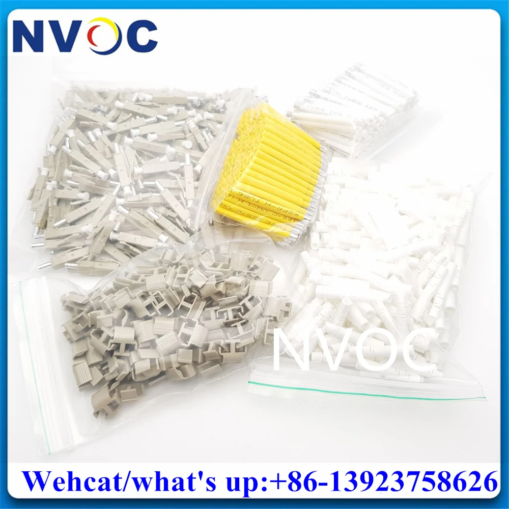 Connettore In Fibra Lc 200Mm Da 2.0 Pezzi Con Ghiera, 2Mm Lc/Apc Polish 9/125 Connettore In Fibra Ottica Simplex Mm Monomodale Con Ghiera