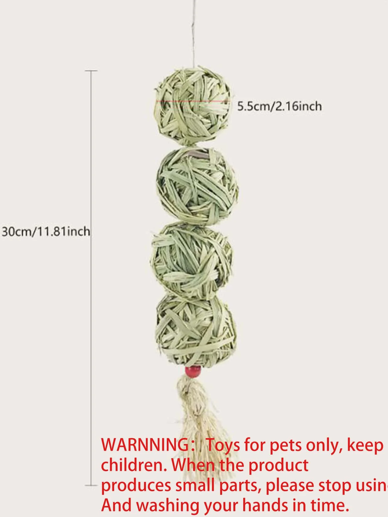 Rabbit Woven Grass Ball 6