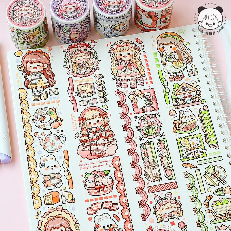 Mr. Paper Japanese Retro Style Decorative Stickers Material Stickers  Sticker Packs Kazuya Monogatari Series