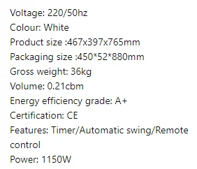 J 10000 BTU Portable Air Conditioner Make Room Cool with Remote Control CE Smart Mini Ar Condicionado Factory in Stock