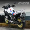 1/9 BMW R1250 GS Toy Motorcycle Model For Children Diecast Metal Motorbike Vehicle Miniature Lightable Collection Gift For Boys 3