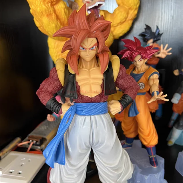 Anime Dragon Ball Gogeta Figurine, Super Saiyajin 4, Goku, Vegeta, Broly,  Vegetto, Estatuto de PVC, Colecionáveis
