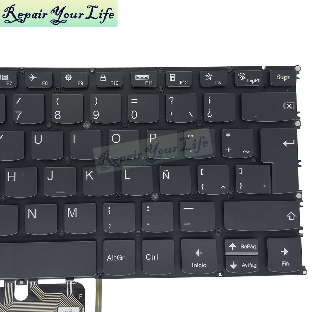 Teclado retroiluminado latino HB UK para Lenovo,