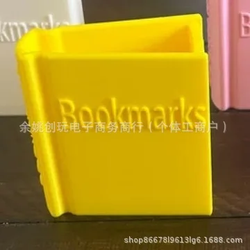 Charming 3D Printed Book-Shaped Bookmark Holder - Thoughtful Gift