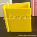 Yellow mini bookshelf