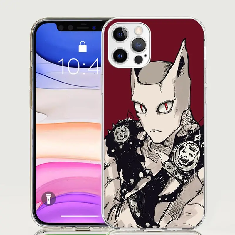 JoJo Kira Yoshikage Killer Queen Customized Phone Case with Pattern Art