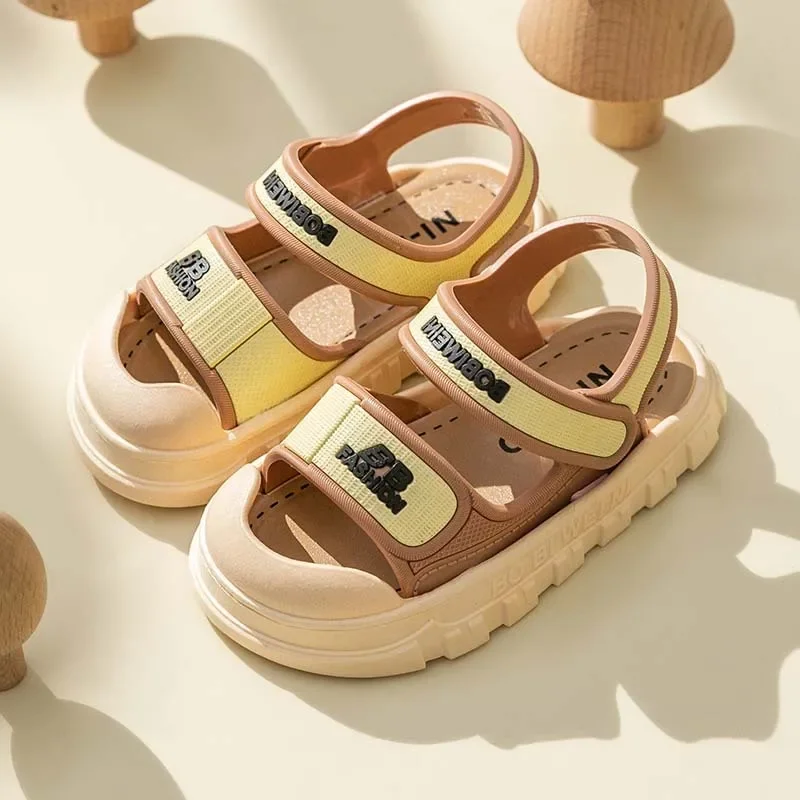Children Slippers Summer Anti-Slip Soft Bottom Cartoon Sandals