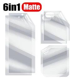 Matte Hydrogel 6 - in - 1 Full Cover Anti - Scratch Protective Film for Galaxy Z Flip 8 (6in1)