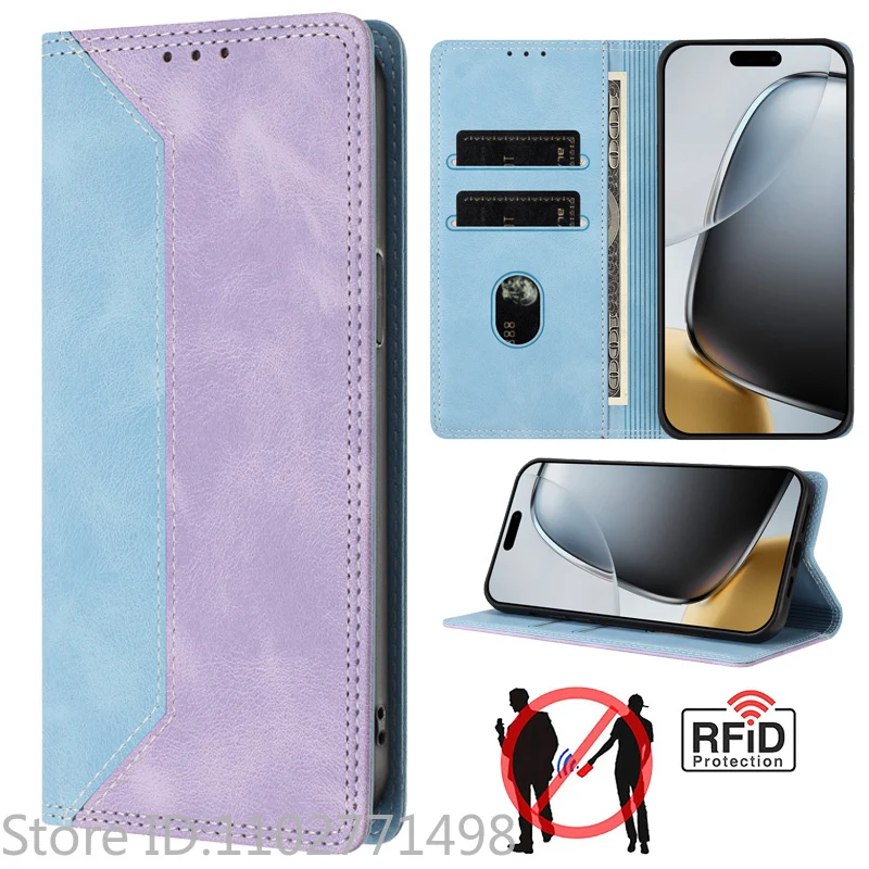 Luxury Wallet Flip Cover Phone Case - Magnetic Shockproof Leather