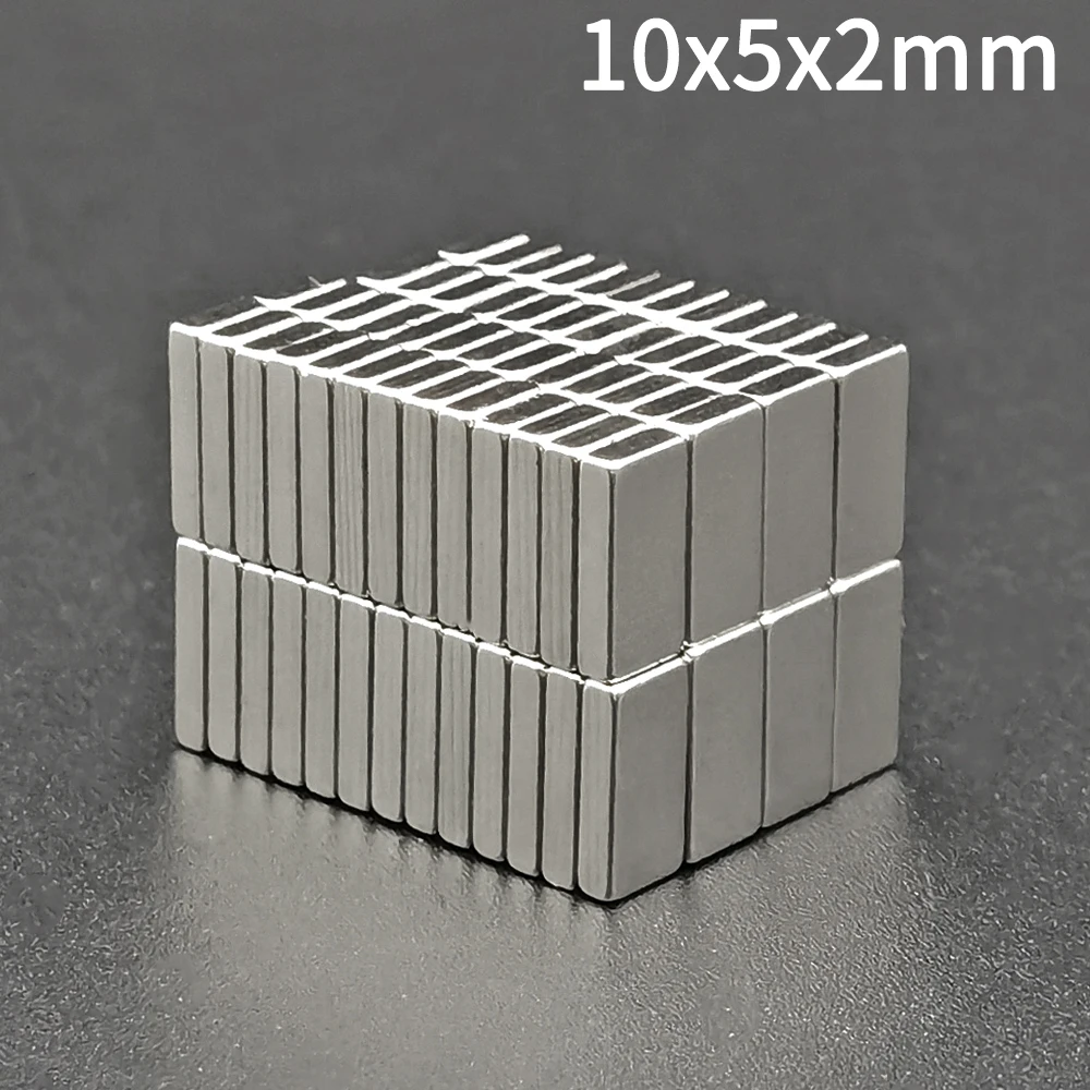 5-5000Pcs 10x5x2 mm Small Block Neodymium Rectangular Magnet 10mm x 5mm x 2mm NdFeB Super Powerful Strong Magnetic Permanent neodymium magnets