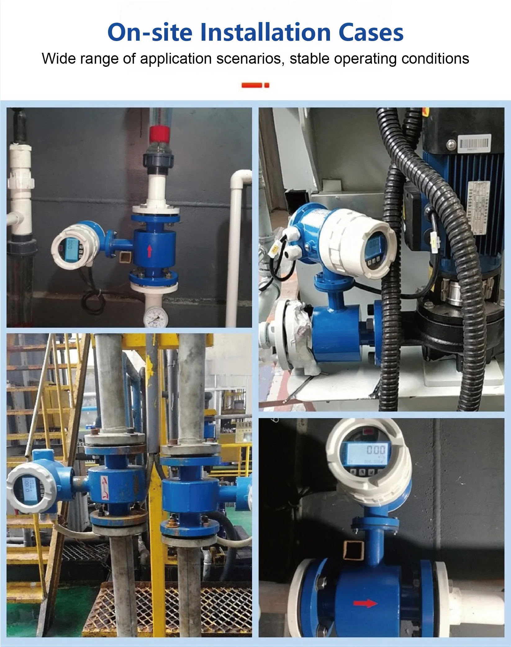 LDG Electromagnetic Flow Meter DN10-DN50 4-20mA RS485 Smart Integrated Magnetic