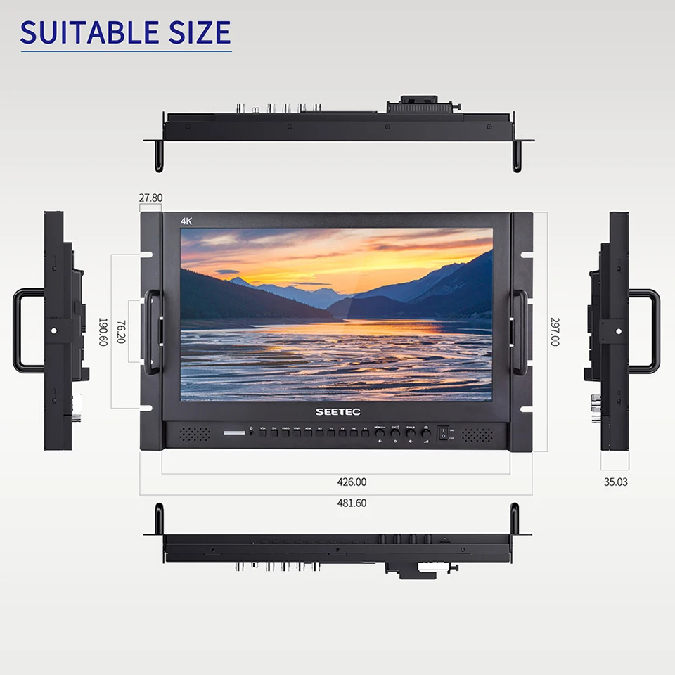 SEETEC P173-9HSD-RM 17.3 ġ 7RU  Ʈ   1920*1080 8Bit  LED Ż ǥñ